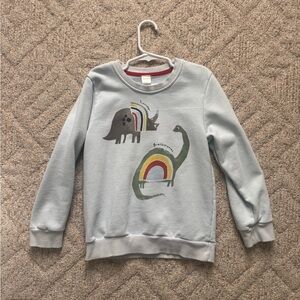Kids Dinosaur Sweatshirt - Light Blue